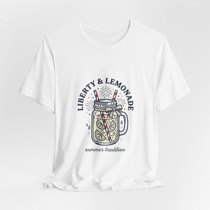 Liberty & Lemonade Patriotic Unisex T-Shirt | Fourth of July Tee
