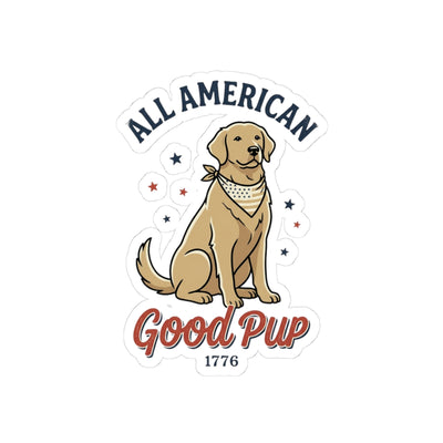 All American | Custom Kiss-Cut Stickers | Glossy Vinyl Decals