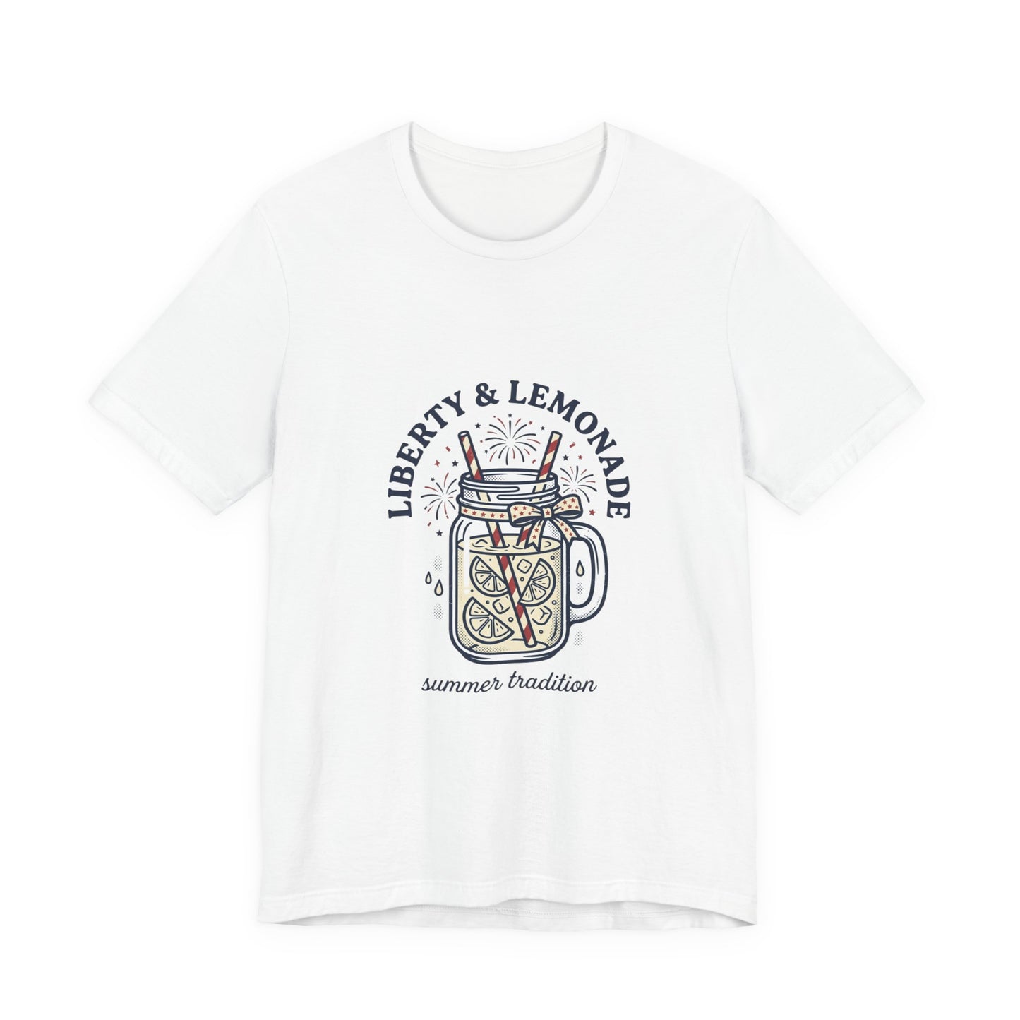 Liberty & Lemonade Patriotic Unisex T-Shirt | Fourth of July Tee