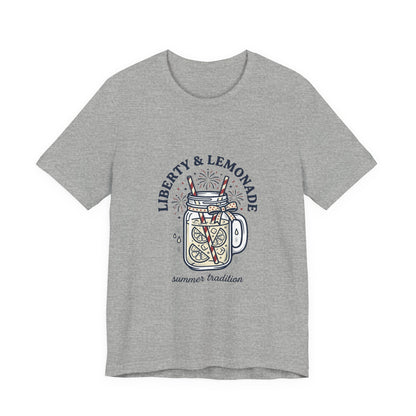 Liberty & Lemonade Patriotic Unisex T-Shirt | Fourth of July Tee