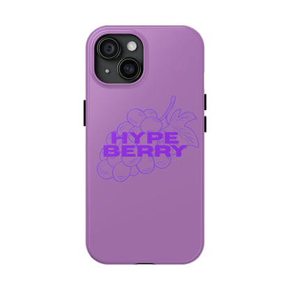 HypeBerry Tough Phone Case — Bold Purple Grape Design | iPhone 13–17
