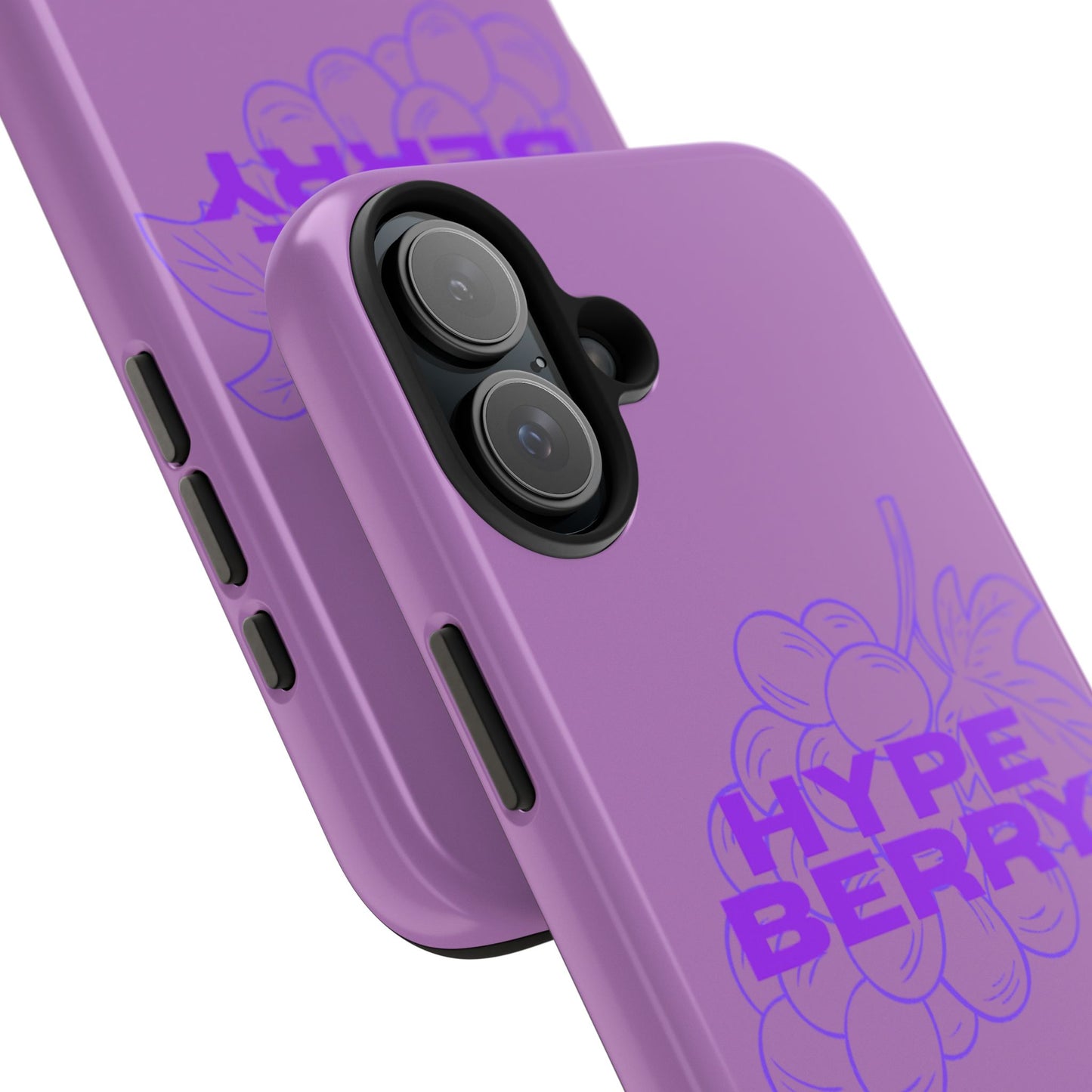 HypeBerry Tough Phone Case — Bold Purple Grape Design | iPhone 13–17