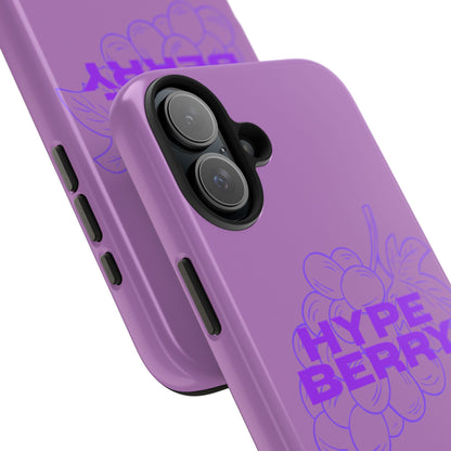 HypeBerry Tough Phone Case — Bold Purple Grape Design | iPhone 13–17