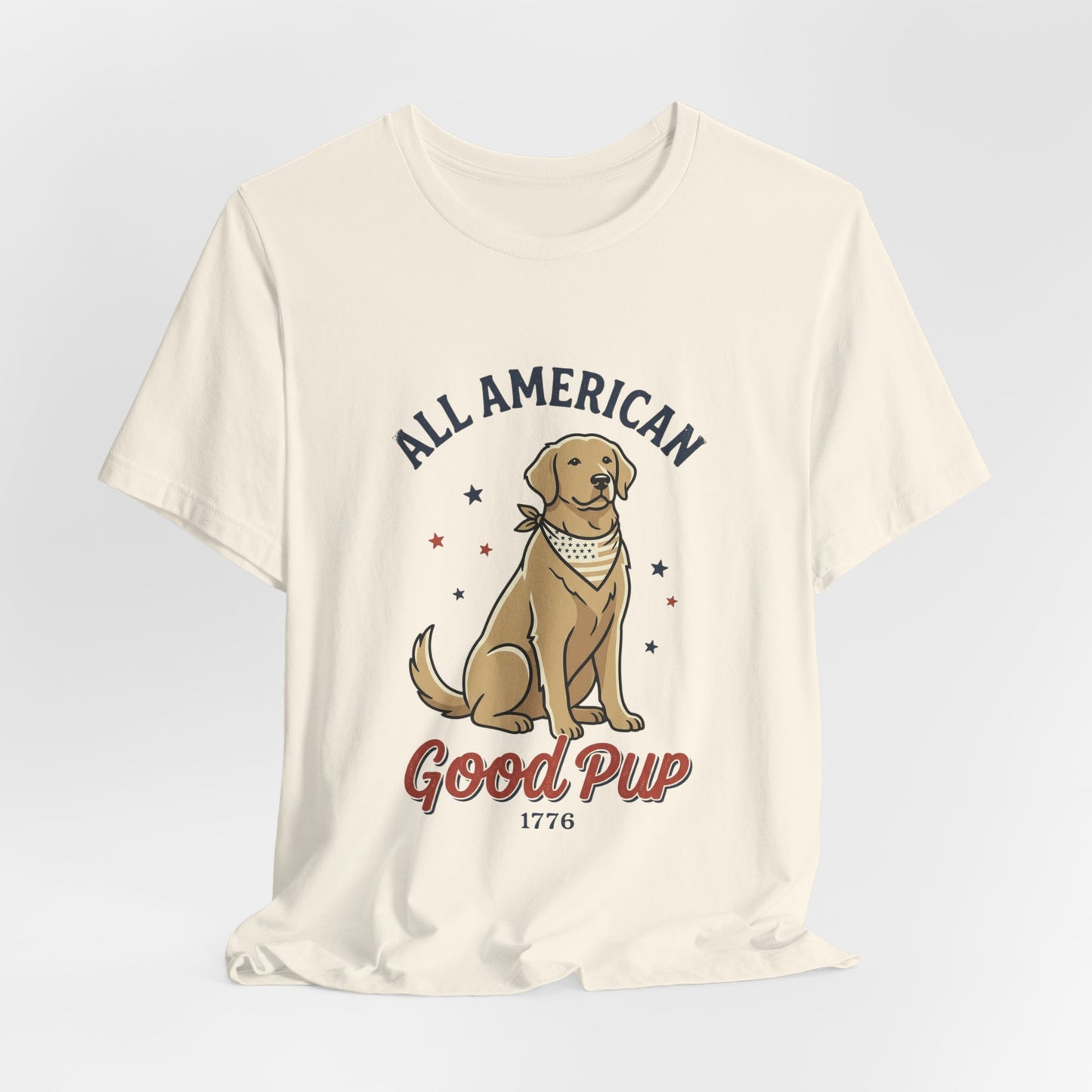 All American | Unisex Jersey Short Sleeve T-Shirt | Custom Print & Embroidery