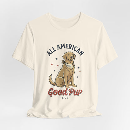 All American | Unisex Jersey Short Sleeve T-Shirt | Custom Print & Embroidery